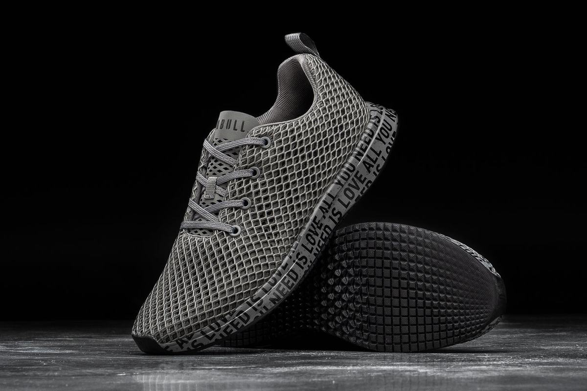 Nobull All You Need Is Love Mesh Runner Women's Running Shoes Dark Grey | Australia (ML1904)